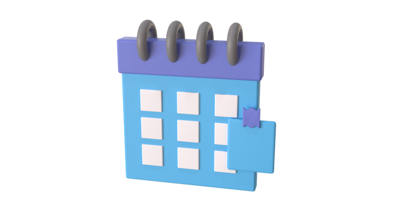 Calendrier  3D Icon