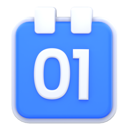 Calendrier  3D Icon