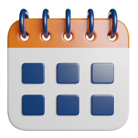 Calendrier  3D Icon