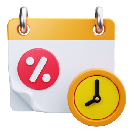 Calendrier  3D Icon