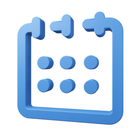 Calendrier  3D Icon