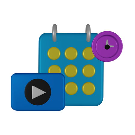 Calendrier  3D Icon