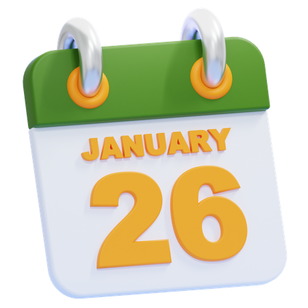 Calendrier  3D Icon