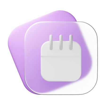 Calendrier  3D Icon