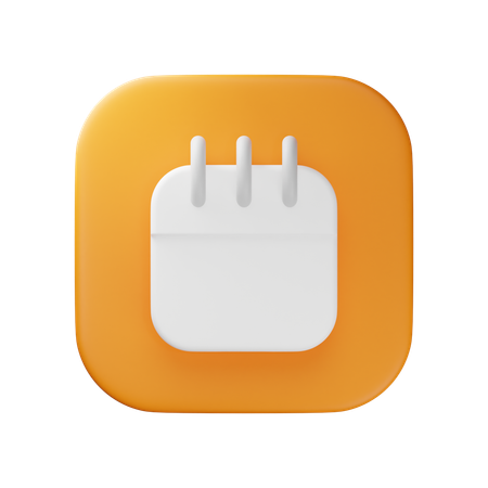 Calendrier  3D Icon