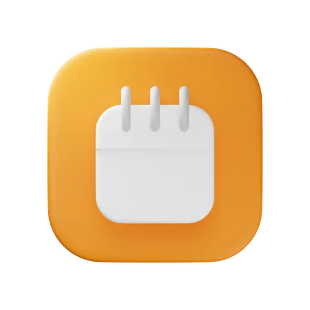 Calendrier  3D Icon