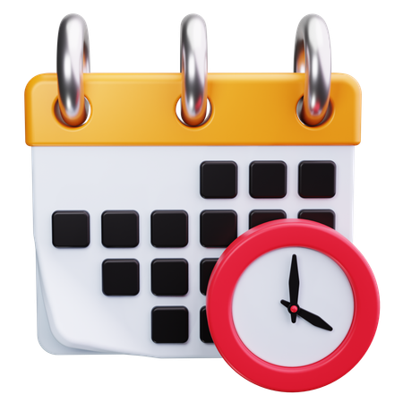 Calendrier  3D Icon