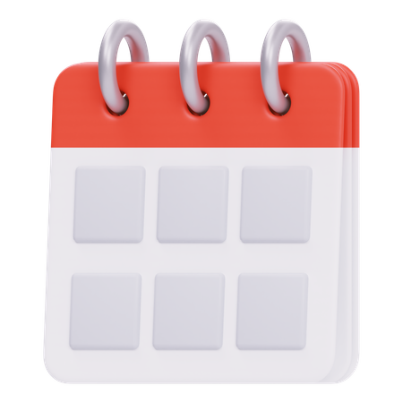 Calendrier  3D Icon