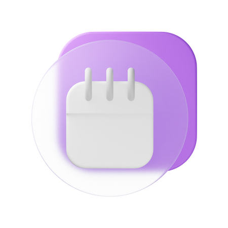 Calendrier  3D Icon