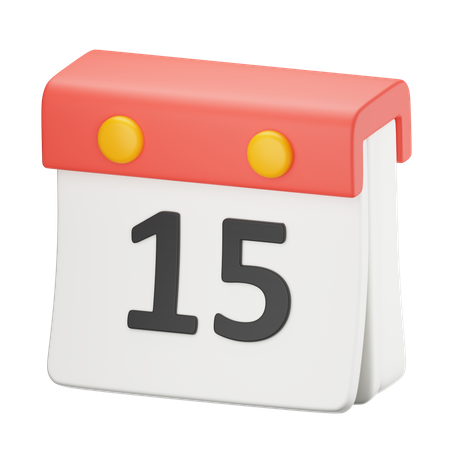 Calendrier  3D Icon