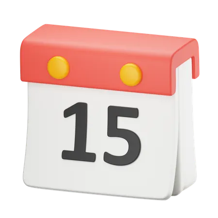 Calendrier  3D Icon