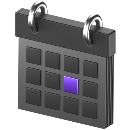 Calendrier  3D Icon