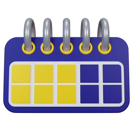 Calendrier  3D Icon