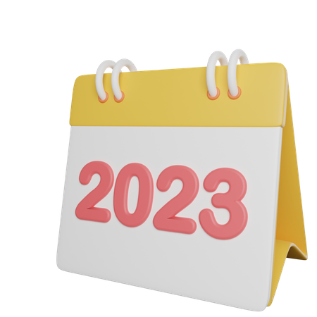 Calendrier 2023  3D Icon