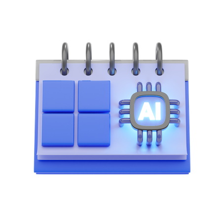 Calendrier  3D Icon