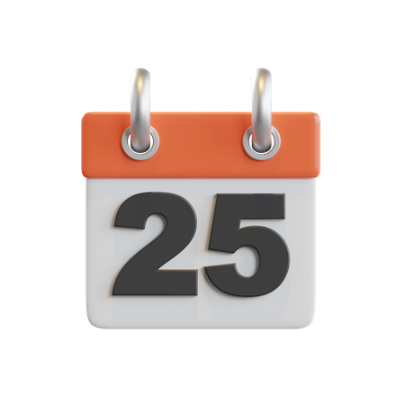 Calendrier  3D Icon