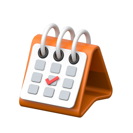 Calendrier  3D Icon