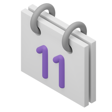 Calendrier  3D Icon