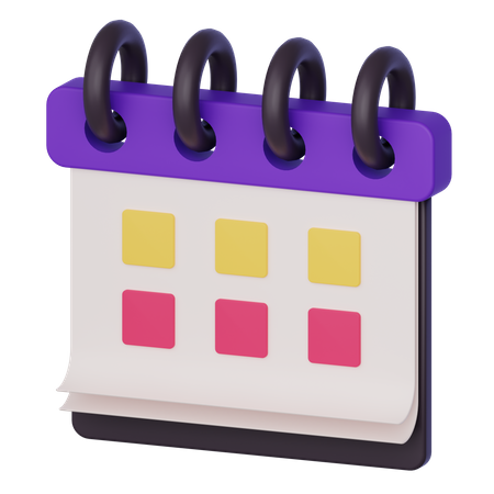 Calendrier  3D Icon
