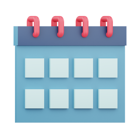 Calendrier  3D Icon