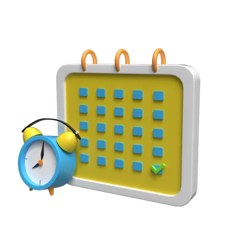 Calendrier  3D Illustration