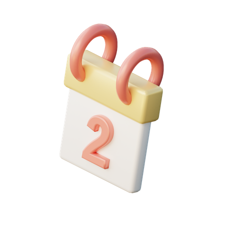 Calendrier  3D Illustration