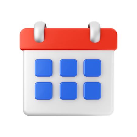 Calendrier  3D Icon