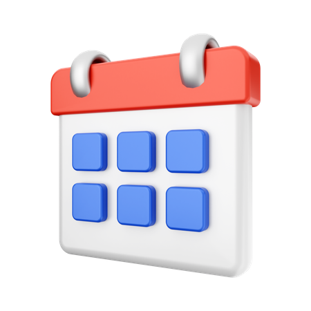 Calendrier  3D Icon
