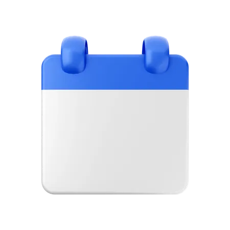 Calendrier  3D Icon