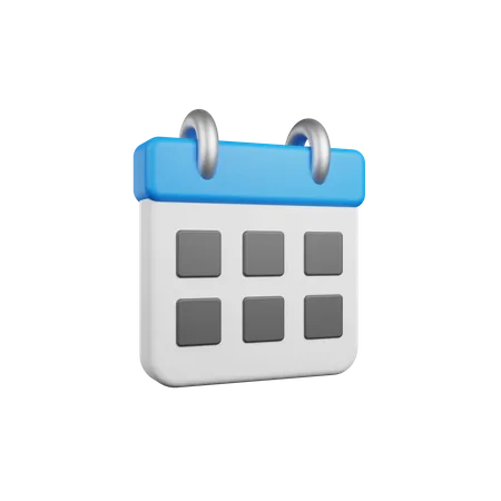 Calendrier  3D Icon