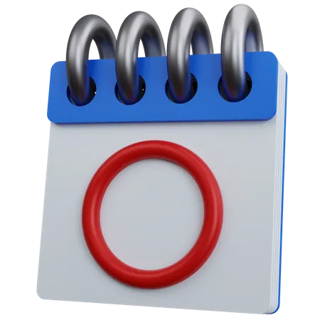 Calendrier  3D Icon