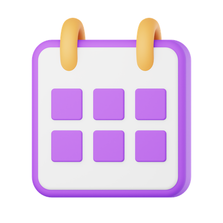 Calendrier  3D Icon