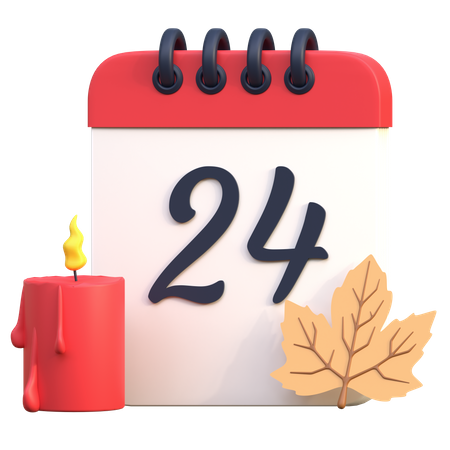 Calendrier  3D Icon