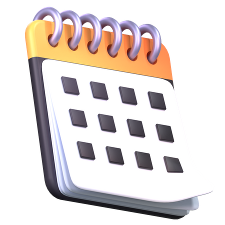 Calendrier  3D Icon