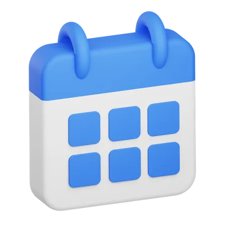 Calendrier  3D Icon