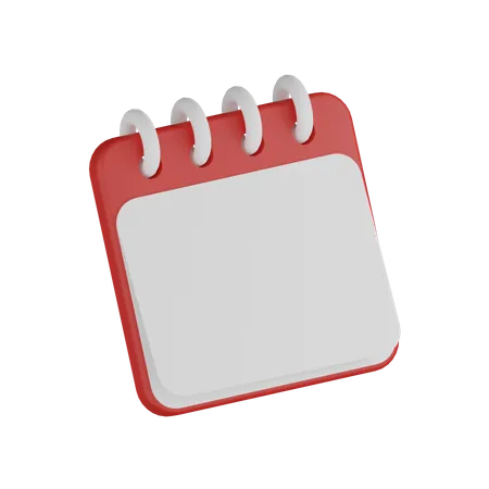 Calendrier  3D Icon