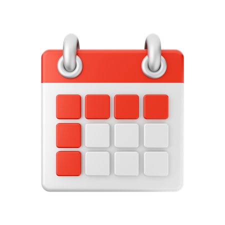 Calendrier  3D Icon