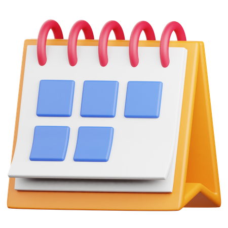 Calendrier  3D Icon