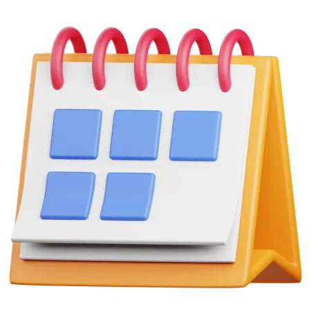 Calendrier  3D Icon