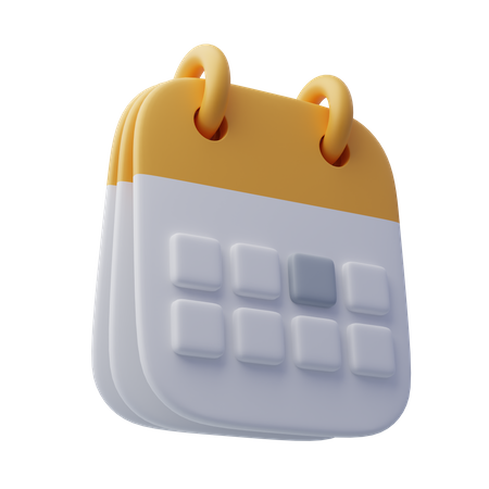 Calendrier  3D Icon