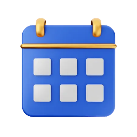 Calendrier  3D Icon