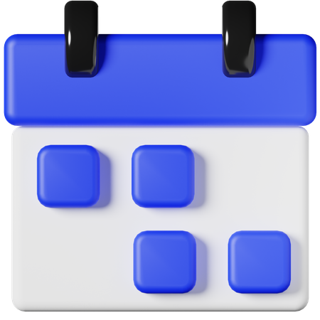 Calendrier  3D Icon