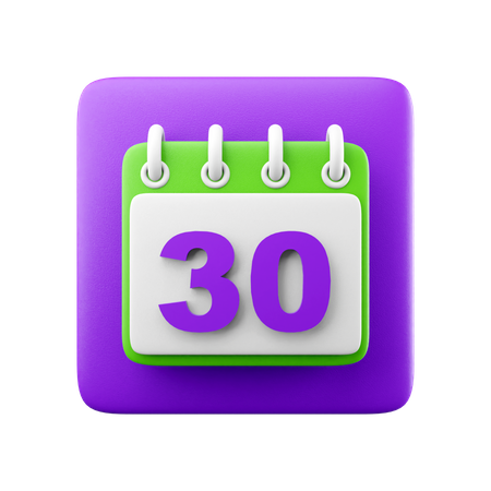 Calendrier  3D Icon