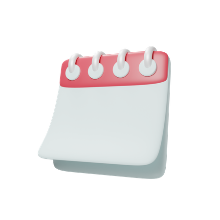 Calendrier  3D Icon