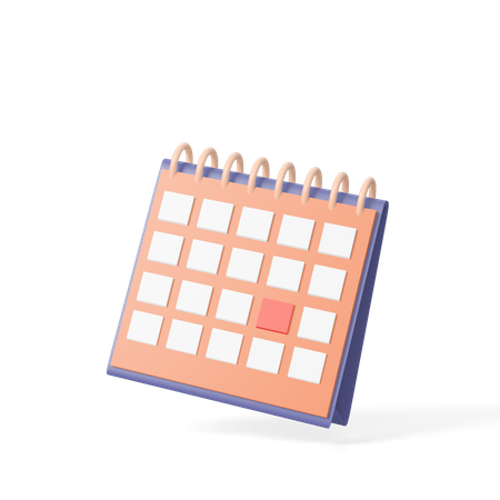 Calendrier  3D Icon