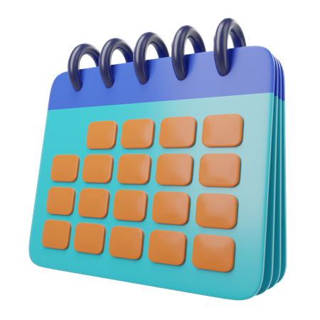 Calendrier  3D Icon