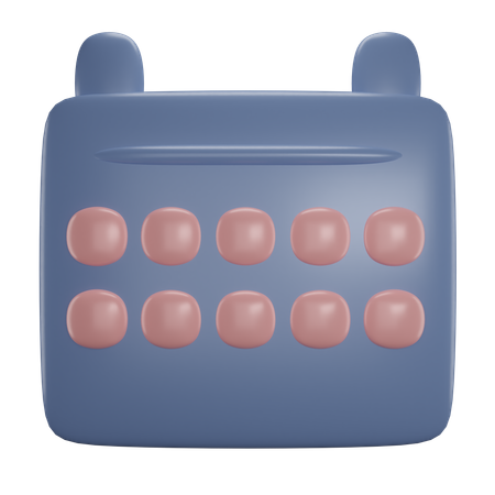 Calendrier  3D Icon