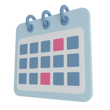 Calendrier  3D Icon