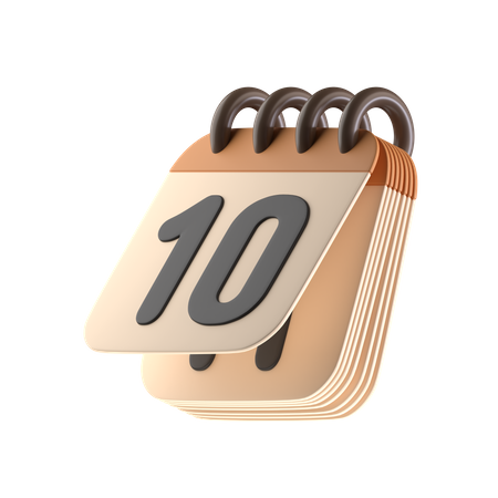 Calendrier  3D Icon