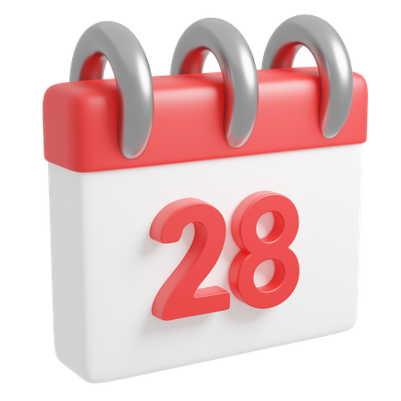 Calendrier  3D Icon